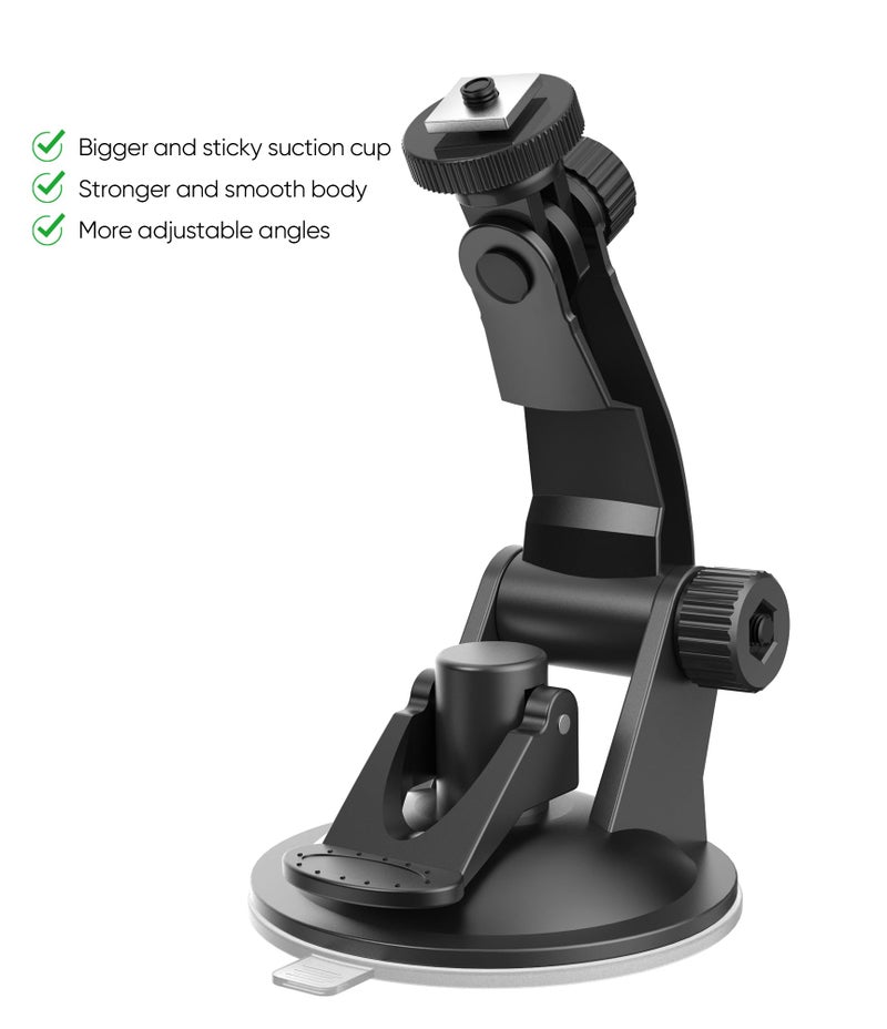 PixelMan Large Dual Suction Cup Backup Camera Mount for 7/9 inch Windshield and Car, RV, Truck Display Monitor Bracket - Image 4