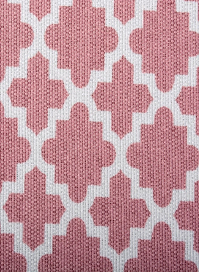 ديي صندوق تخزين قماشي قابل للطي ذو جوانب صلبة من DII، مناسب لغرف الأطفال والمكاتب وتنظيم المنزل، (13×13×13 بوصة) - بنقشة وردة شبكية - Image 2