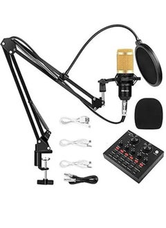 V8 Sound Card With Bm-800 Condenser Microphone