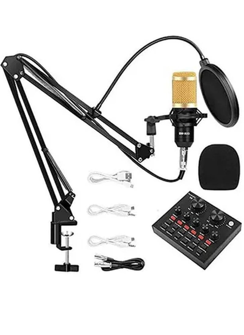 Generic - V8 Sound Card With Bm-800 Condenser Microphone - Image 1