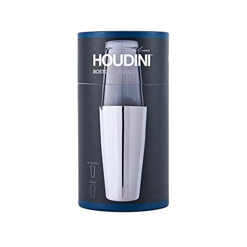 Houdini Boston Cocktail Shaker, 24 Ounce, Stainless Steel/Glass - Image 4