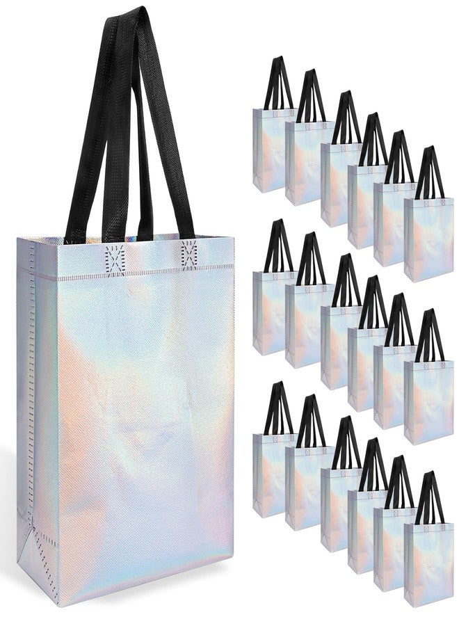Hugro Tarfive 【18-Pack Shiny Color】 Reusable Gift Bags with Handles, Bulk Goodie Bags for Easter, Baby Shower,Kids Birthday, Party Favors, Wedding, Holiday Goodie | 8x4x10 Inches | 18 Premium Shiny Color Bag | Eco-Friendly - Image 1