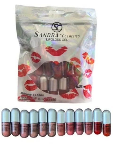 Sandra Lip Gloss - 12 Pieces