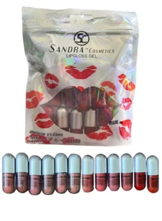 Sandra Sandra Lip Gloss - 12 Pieces  - Image 1