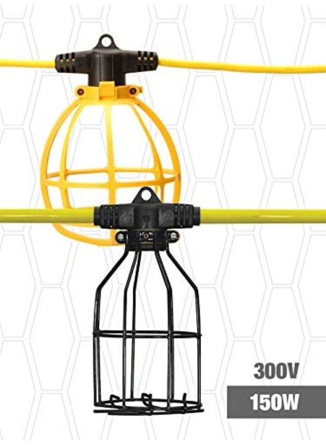 Southwire 7145SW Temporary String Light; 14/2 SJTW; 15-Amp Standard; Plastic Guard; Without Plug & Connector; 100-Foot;yellow - Image 2