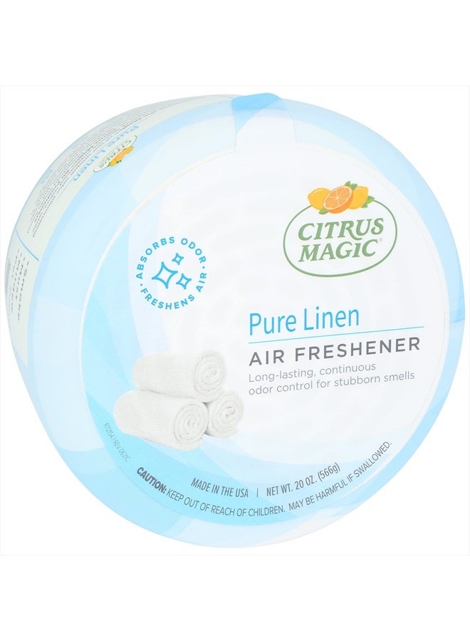 Citrus Magic Odor Absorbing Solid Air Freshener, 1.25 Pound (Pack of 1), Pure Linen, 20 Ounce - Image 2