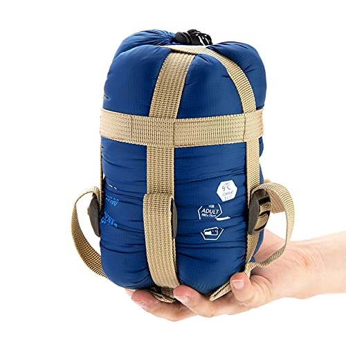 ECOOPRO Warm Weather Sleeping Bag - Portable, Waterproof, Compact Lightweight, Comfort with Compression Sack - Great for Outdoor Camping, Backpacking & Hiking-83 L x 30" W Fits Adults - Image 3