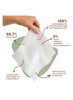 Terra Manuka Honey Baby Wipes India's First 100 Percent Biodegradable Wipes, Soft Cleansing Premium Baby Wipes with Chamomile Oil and Vitamin E Travel Pack, 70 Wipes (Pack of 12)  - Image 2