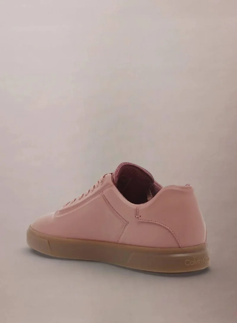 Calvin Klein Brooke - Leather Tonal Logo Trainers