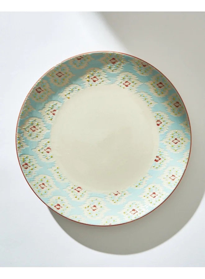 Chumbak Ikat Fusion Dinner Plate