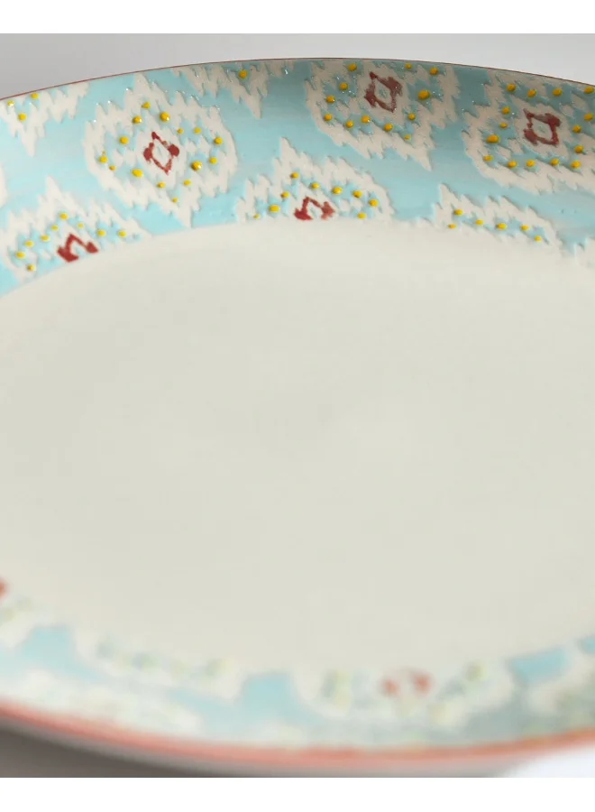 Chumbak Ikat Fusion Dinner Plate