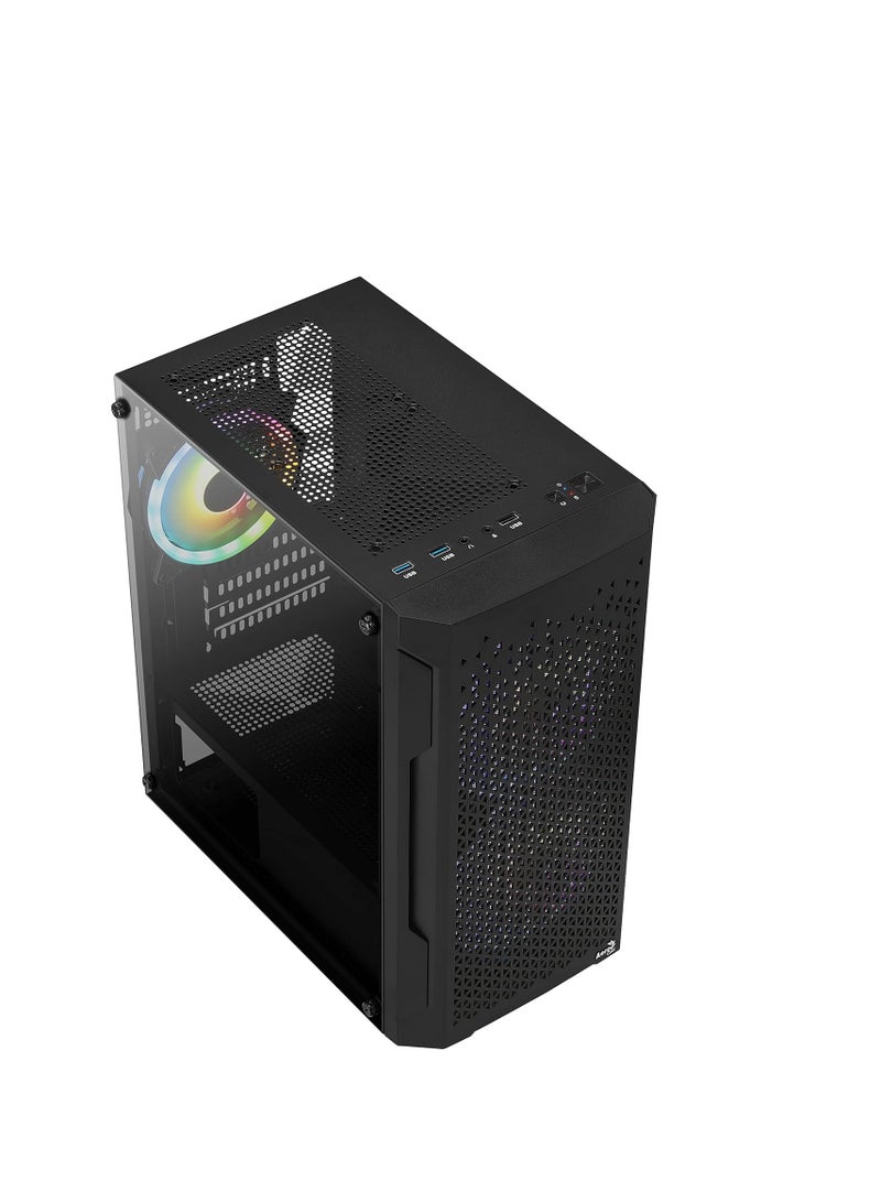 AirCool Aerocool Trinity Mini G-BK-v3 Tower Case - Black - Image 2