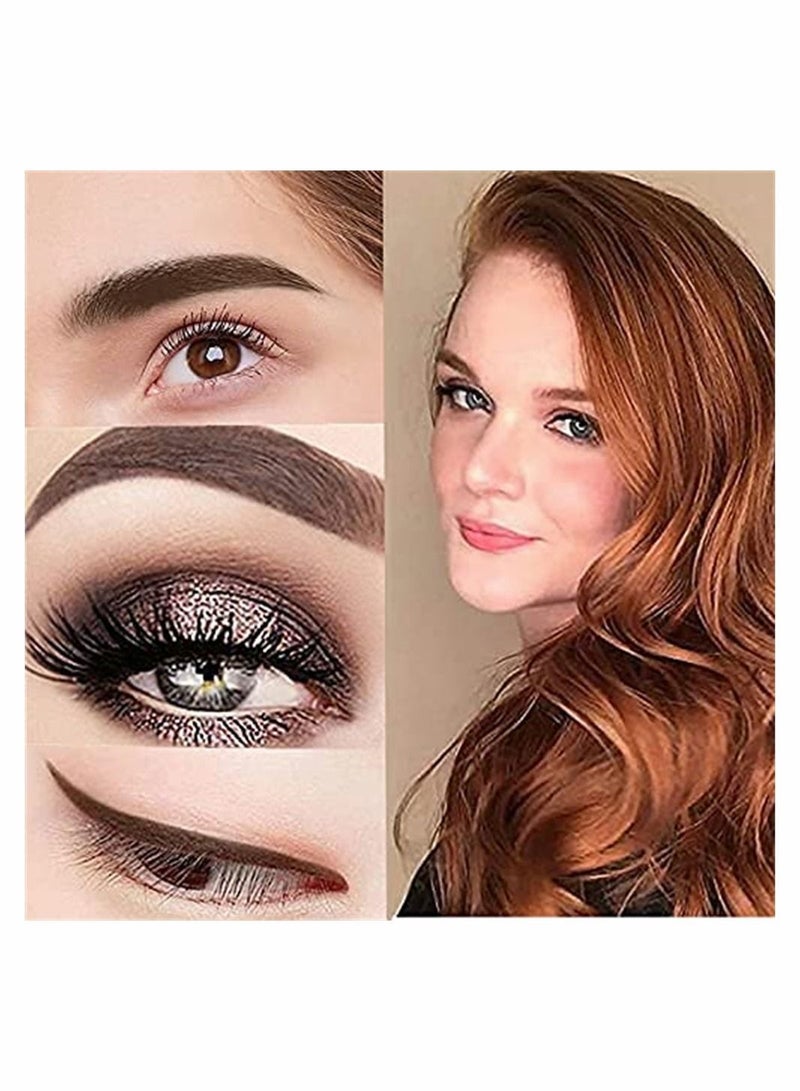 Generic 12 Pcs Eyebrow Eyeliner Pencil Set, Waterproof Pencil,Long-lasting Sweat-proof Makeup Brow Tint Pen, 3 Colors (Black+ Brown+Dark Brown) - Image 2