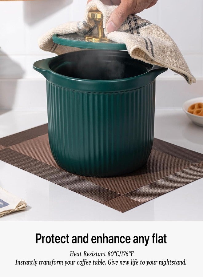 JOICE IMPEX Tabel PlaceMats for Kitchen Dining Table, Heat-Resistant StainAnti-Skid Washable PVC Table Mats,Vinyl Dinner Mats (6) - Image 5