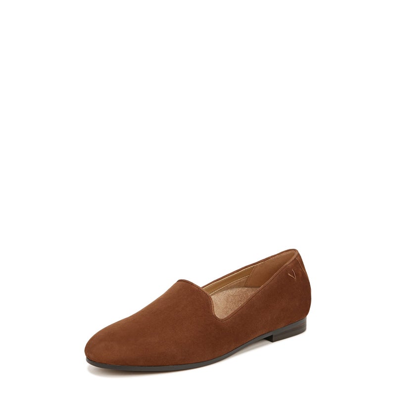 Vionic Womens Willa Loafer Monks Robe Brown Suede 10 M - Image 1