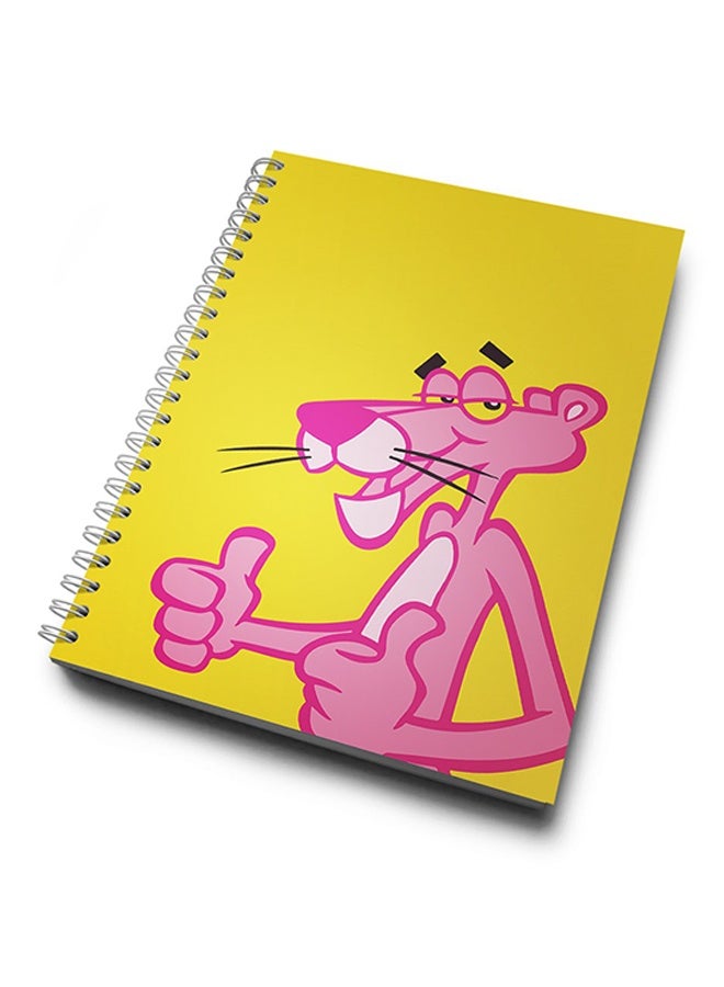 LOUD UNIVERSE Thumbs Up Pink Panther Spiral Hardcover Notebook - Image 2