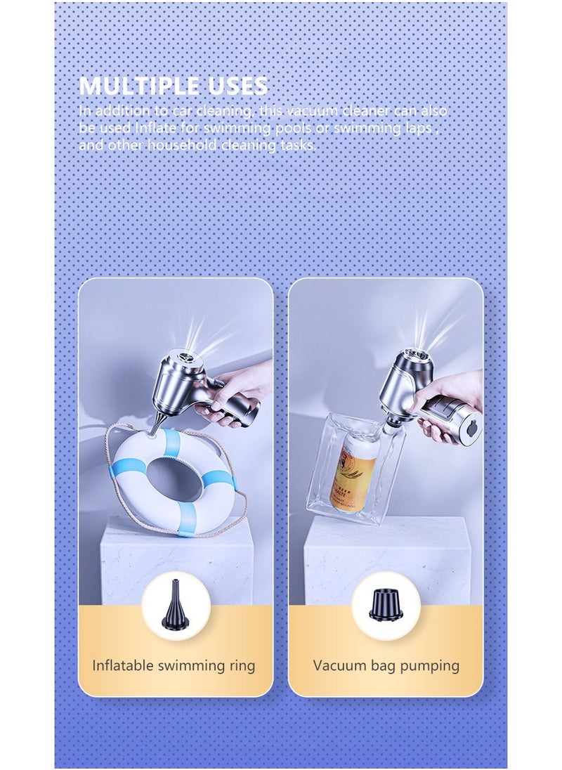 Generic - Portable Handheld Car Vacuum Cleaner 95000 Pa Powerful Cordless Vacuum Cleaner Cleaning Tools Accessories - Image 1