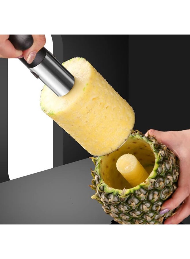 Pineapple Corer Remover, Stainless Steel Pineapple Core Remover Tool for Home & Kitchen with Sharp Blade for Diced Fruit Rings  - Image 2
