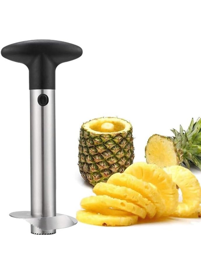 Pineapple Corer Remover, Stainless Steel Pineapple Core Remover Tool for Home & Kitchen with Sharp Blade for Diced Fruit Rings  - Image 3