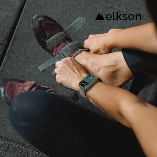 elkson Compatible with Apple Watch 41mm Bumper Case, Quattro Series Rugged Case for Apple Watch and iWatch Series 9 8 7, Military Grade Durable Protective Cover, Flexible Shock Proof, Pink - Image 5