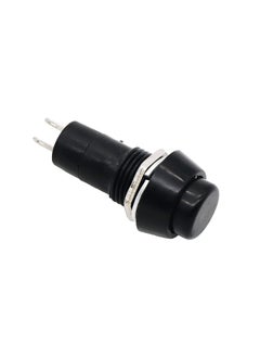 Electronicspices Electronic Spices Momentary Push To On Button Black Color Horns Switches Pack Of 100pcs  - Image 2