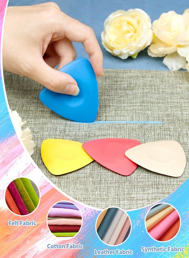 FIVEIZERO 4Pcs Tailors Chalk, Triangle Sewing Chalk for Fabric, Fabric Markers for Quilting, Tailoring and DIY Crafts - Image 5
