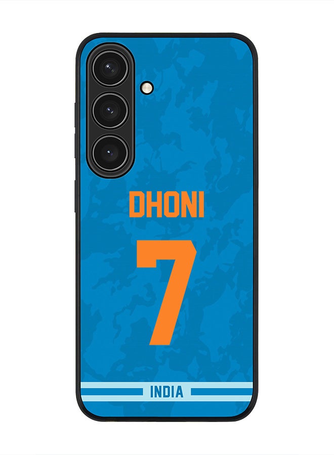 Stylizedd For Samsung Galaxy S25 5G Case,Slim fit Camera Protection, Shockproof Thin Phone cover  - India MS Dhoni, Jersey No 7 - Image 1