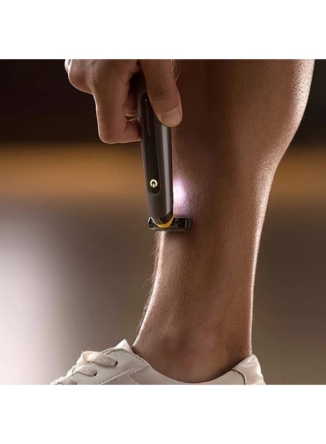 USB Rechargeable Mens Body Hair Trimmer 3 Speed Adjustable Full Body Shaver - Image 4