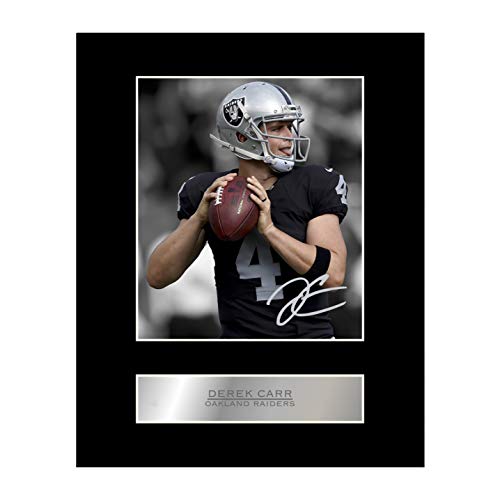 iconic pics Derek Carr Signed Mounted Photo Display Autographed picture print - Image 5