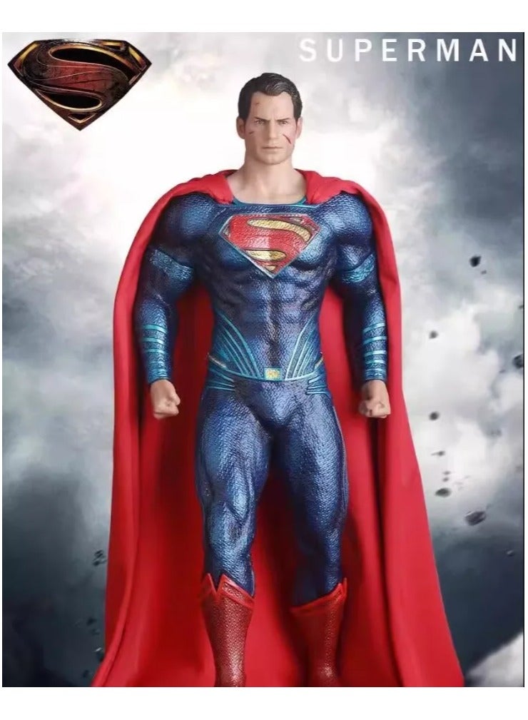 DC Superman Clark 1/6 Action Figure Toys Justice League PVC Statue Model Gift Boxed - Image 4