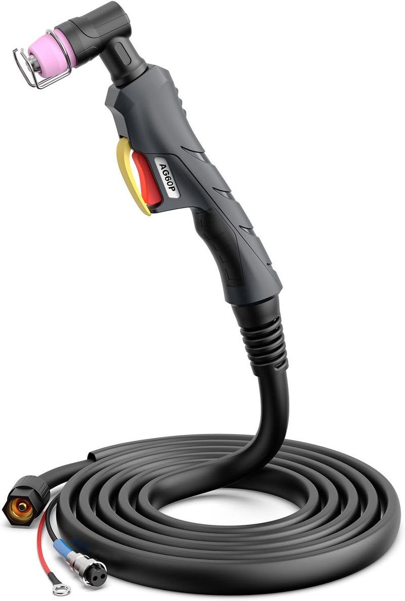 bestarc Pilot Arc Plasma Cutting Torch, AG60P 4 Meters High Frequency Air Plasma Cutting Torch AG60P Suitable for Plasma Cutter BTC500DP, BTC650DP, CUT55P - Image 1
