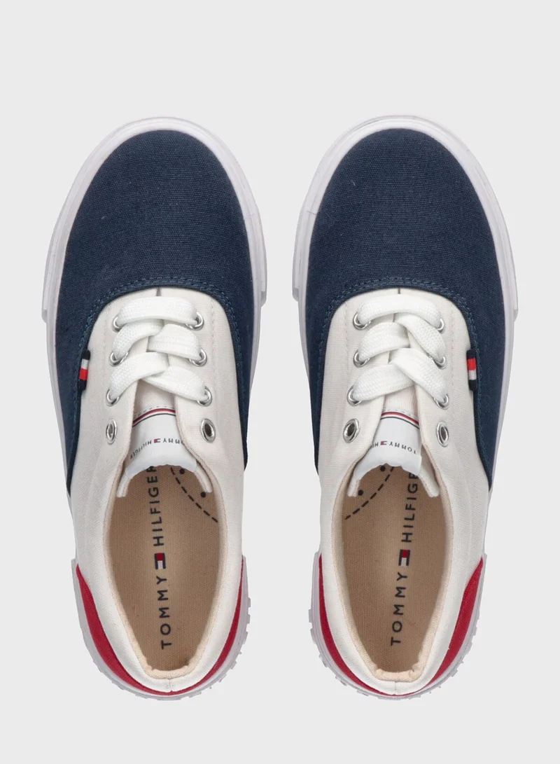 TOMMY HILFIGER Kids Lace Up Sneakers