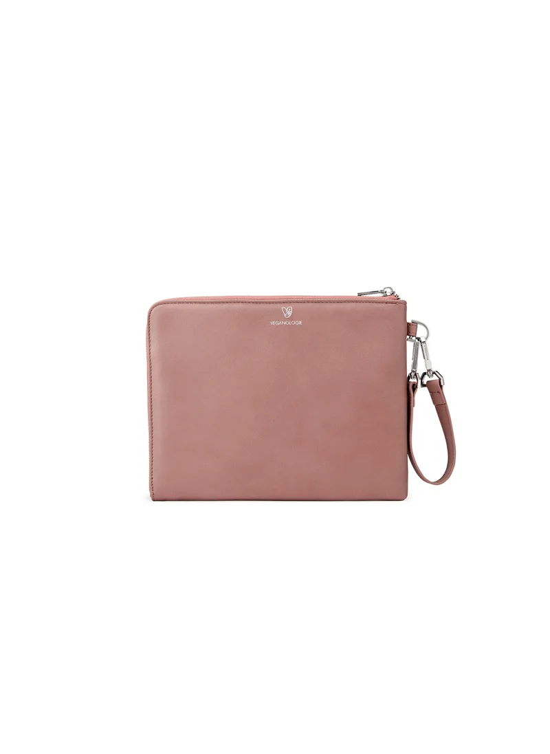 فيجانولوجي Demi Large Pouch in Pink Made From 10 Recycled Plastic Bottles