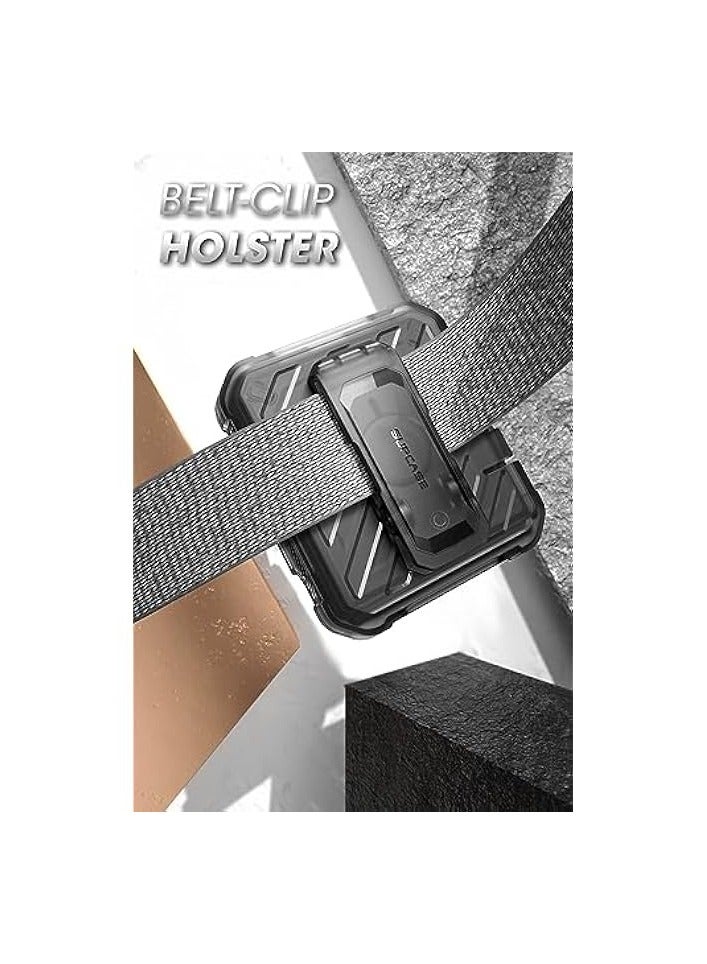 SUPCASE Unicorn Beetle Pro Series Case Designed for Galaxy Z Flip 5 5G (2023 Release), [Hinge Protection] Dual Layer Rugged Protective Case with Holster & Kickstand - Black - Image 5