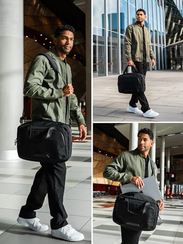 ALPAKA Bravo Brief - 16 Inch Laptop Briefcase, Black Computer Bag with Weatherproof Axoflux 400D Fabric, Messenger Bag for Men and Women, Business Shoulder Bag for Work Travel - Image 2
