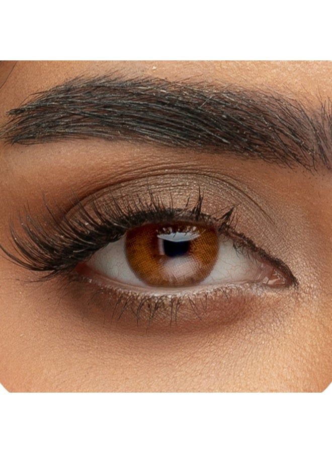 عدسات سما الطبية عدسة أرابيكا البنية الشهرية اللاصقة الملونة - Image 2