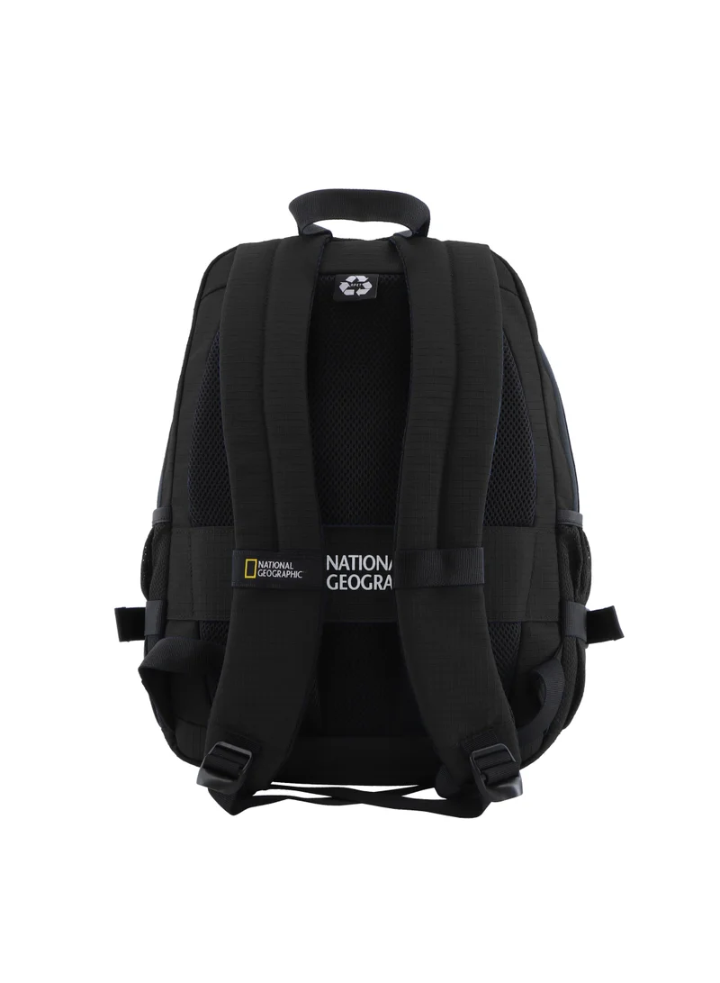 NATIONAL GEOGRAPHIC National Geographic Explorer III RPET Black Backpack – Laptop Bag, Computer Bag, School Backpack, Casual Daypack & Everyday Backpack for Men & Women | Durable Travel & Luggage Gear