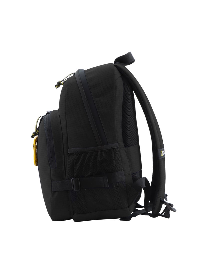 NATIONAL GEOGRAPHIC National Geographic Explorer III RPET Backpack Black, Durable Water Resistant Laptop Tablet Bag For Men And Women, Casual Daypack  - Image 2