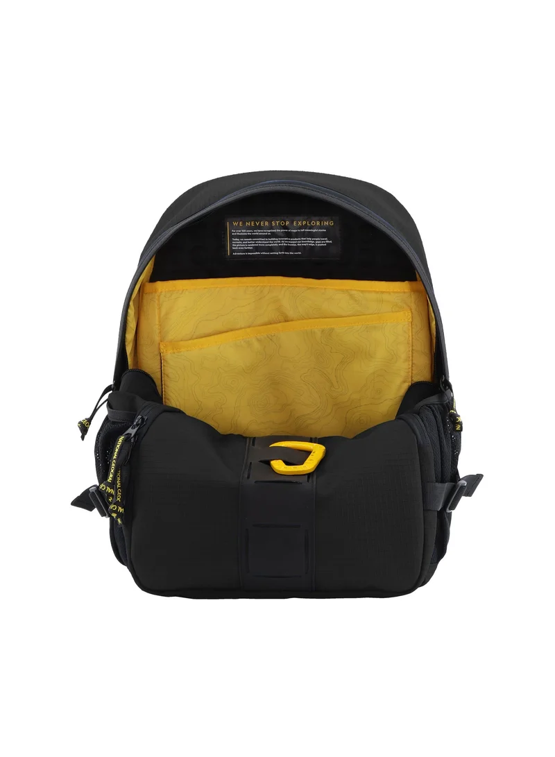 National Geographic Black National Geographic Explorer III RPET Black Backpack â€“ Laptop Bag, Computer Bag, School Backpack, Casual Daypack & Everyday Backpack for Men & Women | Durable Travel & Luggage Gear  | Best Price UAE