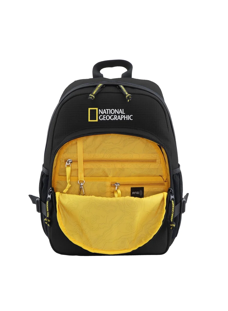National Geographic Black National Geographic Explorer III RPET Black Backpack â€“ Laptop Bag, Computer Bag, School Backpack, Casual Daypack & Everyday Backpack for Men & Women | Durable Travel & Luggage Gear  | Best Price UAE