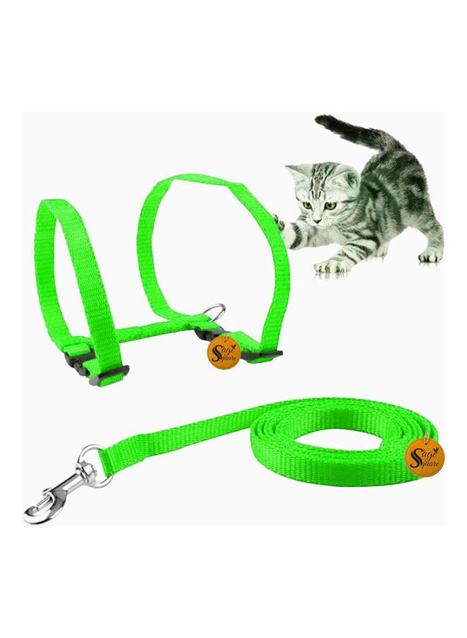 Sage Square Soft Adjustable Harness With Leash Rope Set - 120 cm - Image 2