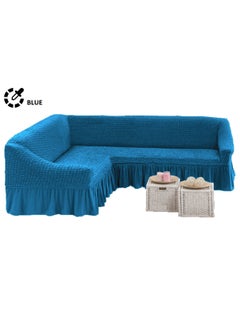 EVORY HOME Sofa Cover L  Shape Super Stretchable Anti-Wrinkle Slip Flexible Resistant 5.5 Meter 