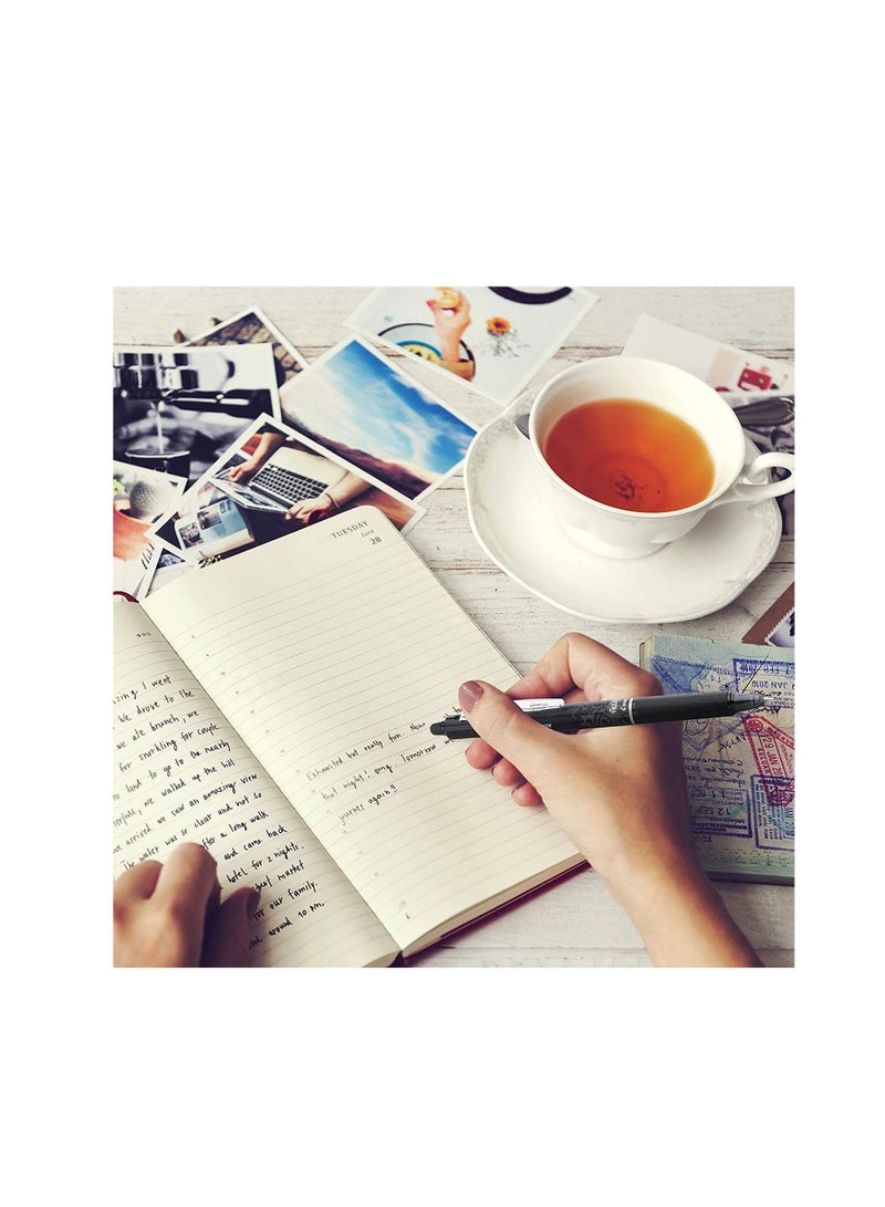 PILOT قلم حبر قابل للمسح 6 قطع فريكسون كليكر 0.5 مم حبر أزرق وأسود - Image 3