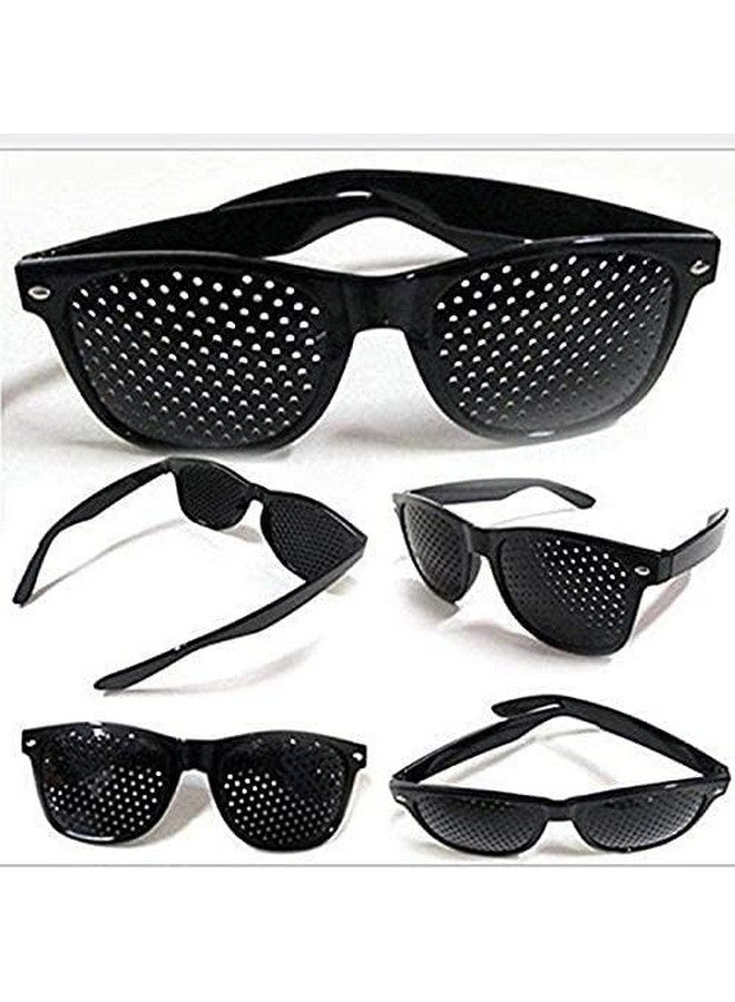 Cute critters نظارات ثقب دقيق لطيفة للعناية بالرؤية للرجال والنساء لتحسين تمارين العين ضد قصر النظر (أسود) - Image 5