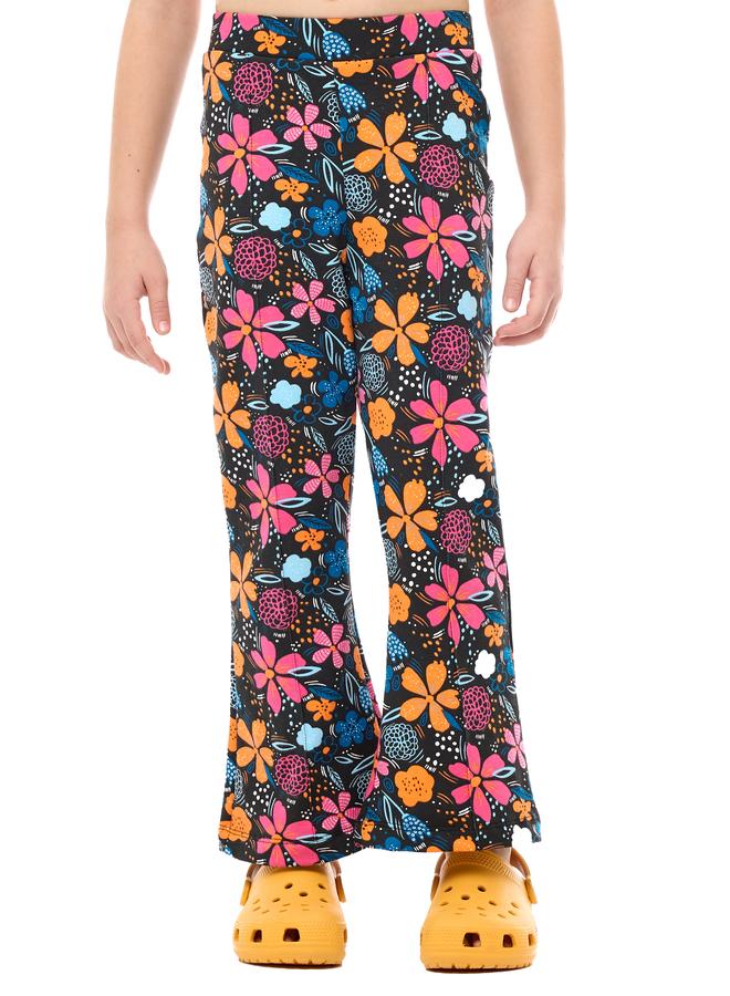 Victor And Jane Girls Multi Floral Print Top and Leggings Set - Image 5