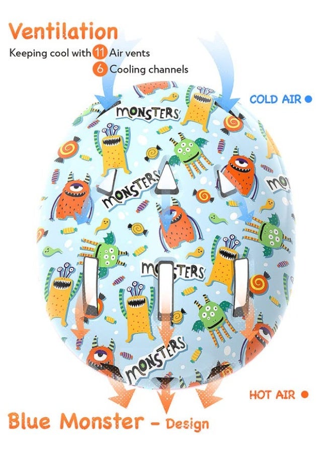 Toddler Bike Helmet for Boys and Girls, Adjustable Kids Helmets from Infant/Baby to Children, 1/2/3/4/5/6/7/8 Years Old  - Image 5