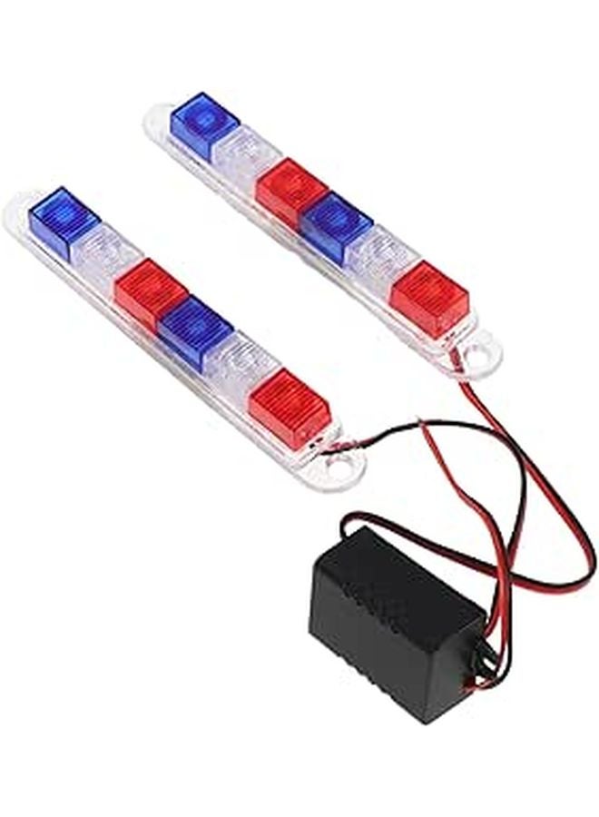 قطعتان من مصابيح إشارة الدراجة النارية LED أضواء أمان وامضة تعزز الرؤية الليلية متينة - Image 1