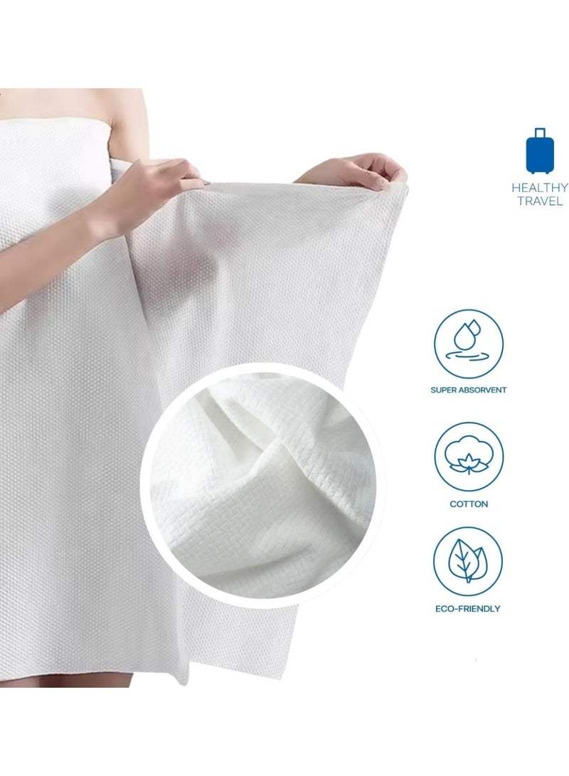 CHU DAI 20 pack Disposable Bath Towels 70*140cm - Disposable Towels - Body Towel  Gym Camping Glamping Essentials Travel Towels With independent packaging - Image 4