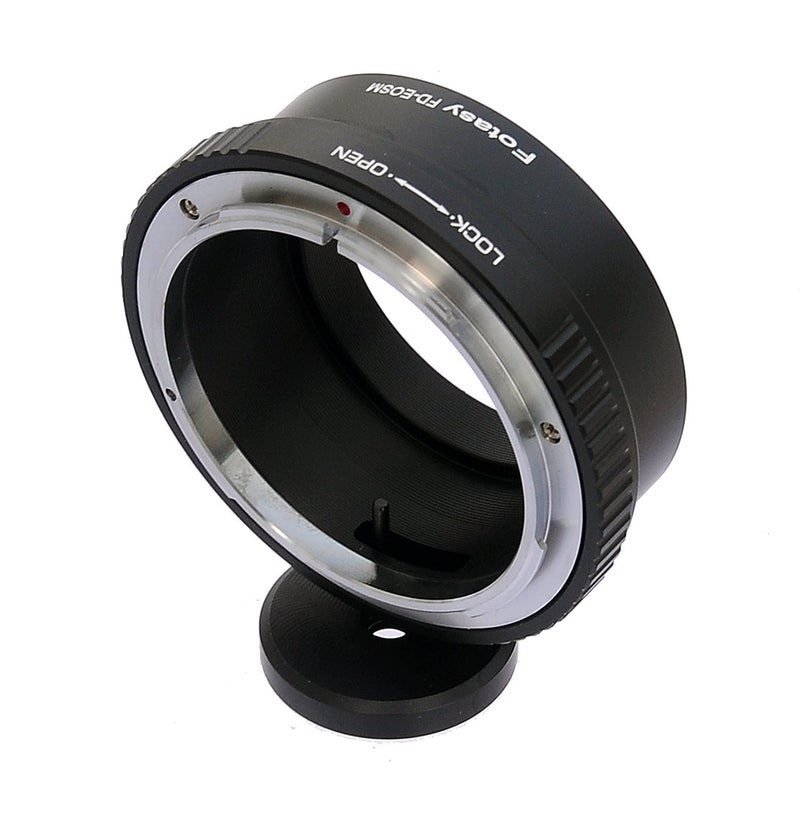 Fotasy محول عدسة فوتاسي FD Mount إلى كانون EF-M، FD EFM، FD EOS M، قاعدة ثلاثية، تركيز لانهائي، متوافق مع كاميرات كانون EOS M Mount بدون مرآة EOS M M1 M2 M3 M5 M6 M6 Mark II M10 M50 M100 M200 - Image 2