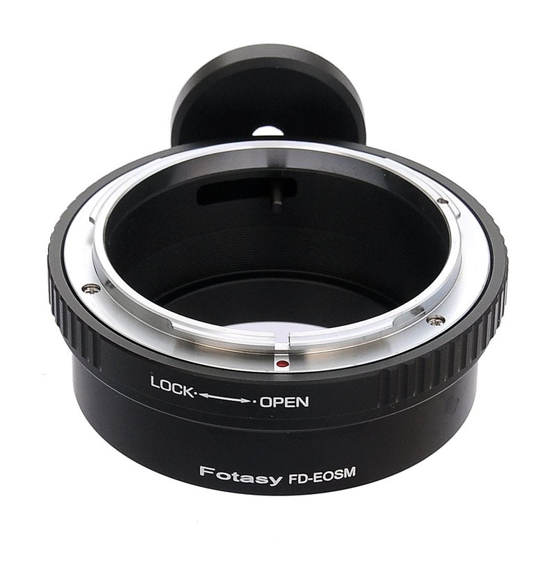 Fotasy محول عدسة فوتاسي FD Mount إلى كانون EF-M، FD EFM، FD EOS M، قاعدة ثلاثية، تركيز لانهائي، متوافق مع كاميرات كانون EOS M Mount بدون مرآة EOS M M1 M2 M3 M5 M6 M6 Mark II M10 M50 M100 M200 - Image 1